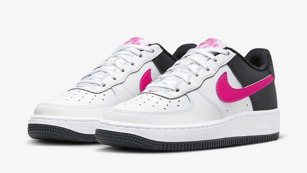 Nike Air Force 1 GS Dark Obsidian Pink Front