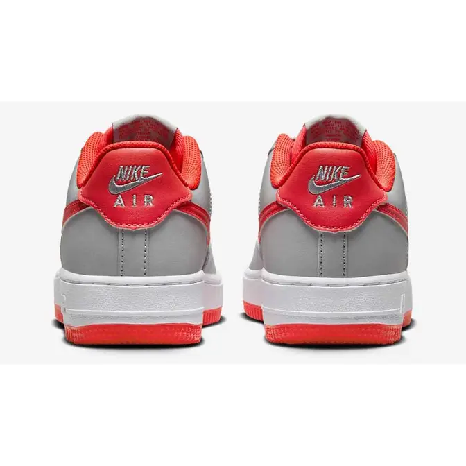 Nike Air Force 1 GS Light Smoke Grey Crimson | Where To Buy | CT3839 ...