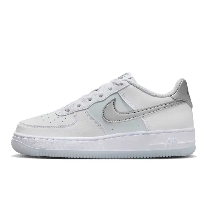 Nike Air Force 1 GS White Football Grey | Where To Buy | FV3981-100 ...