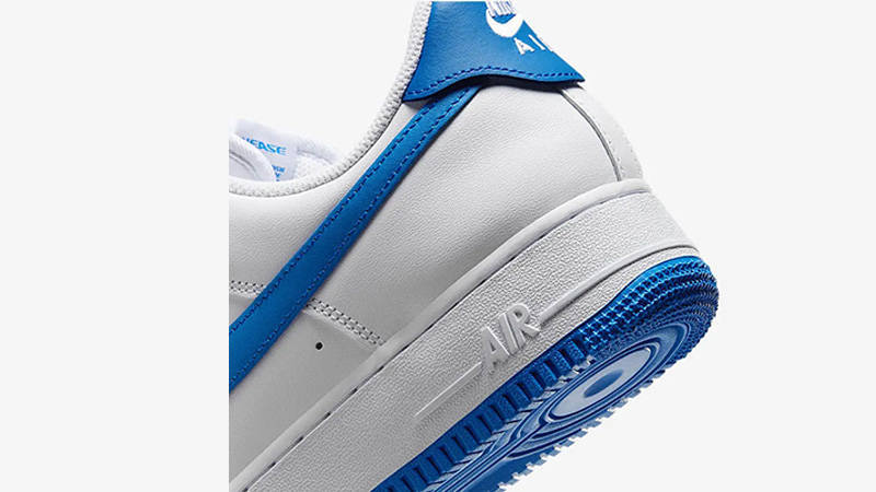 Nike Air Force 1 Low FlyEase White Blue heel