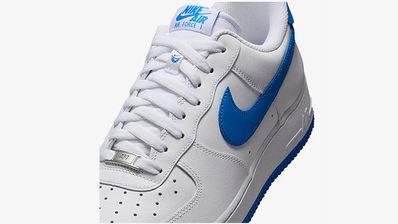 Nike Air Force 1 Low FlyEase White Blue lace box