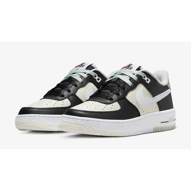 Nike air force clearance split black and white