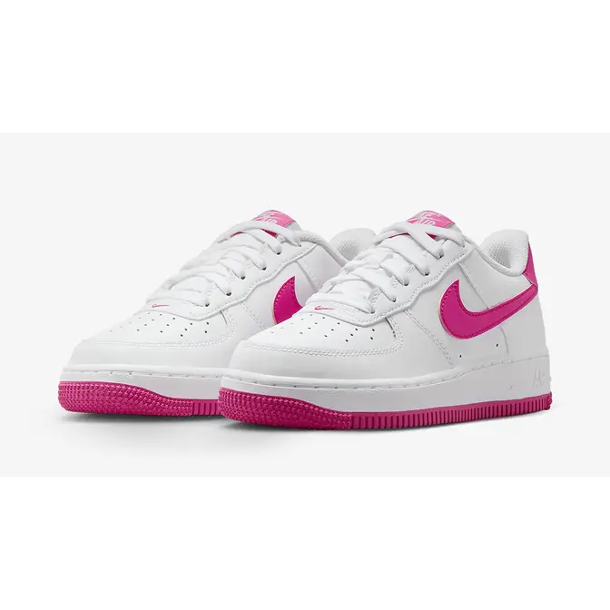 Nike Air Force 1 Low GS White Hot Pink | Where To Buy | FV5948-102 ...