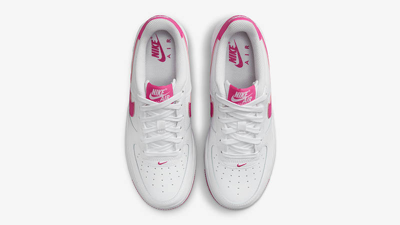 Nike Air Force 1 Low GS White Hot Pink FV5948-102 Top