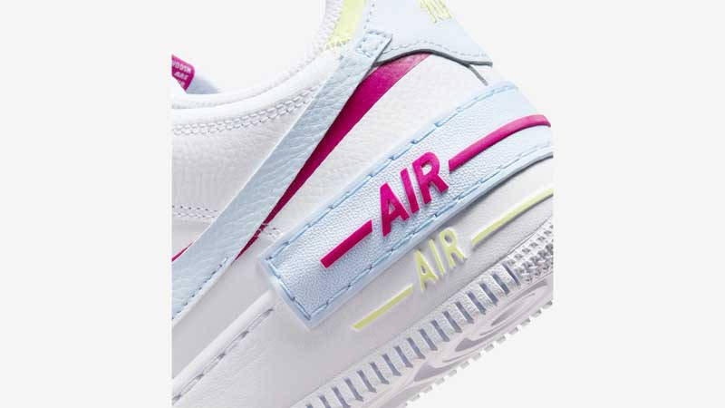 nike air force 1 shadow trainers white magic flamingo