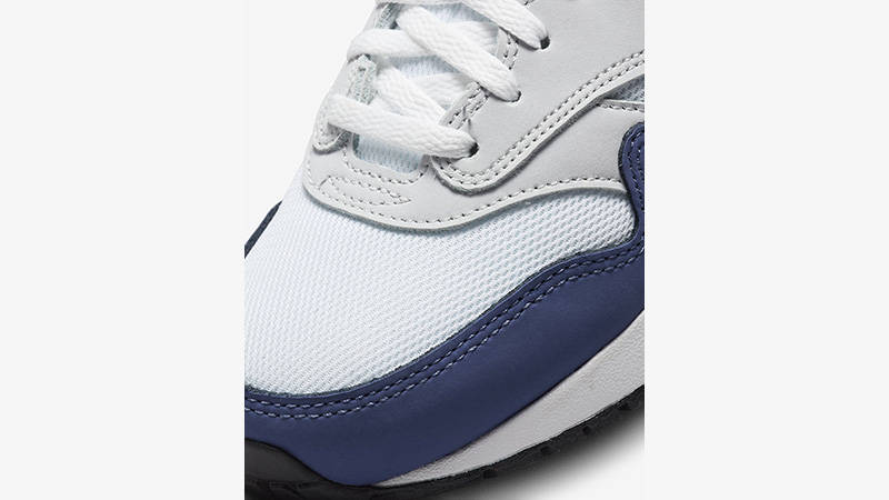 Nike Air Max 1 Blue Tour Yellow Older Kids toe area