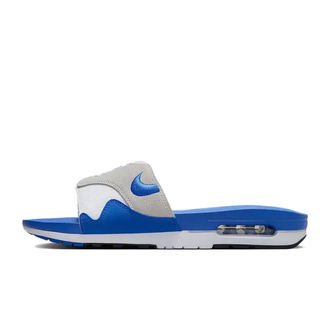 Nike Air Max 1 Slide Royal | Where To Buy | FJ4007-100 | The Sole Supplier