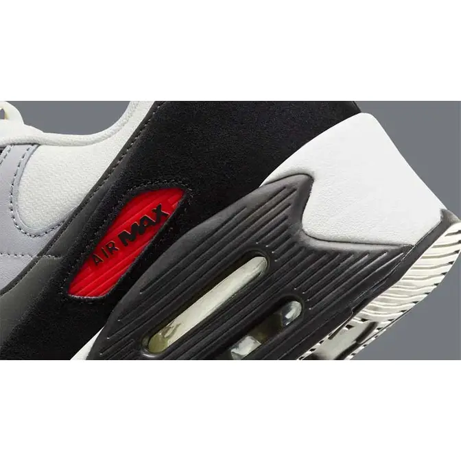 Air Max 90 Ltr Se GS DM0956 100 White Aura Lt Madder Root Double-Stacked Infrared Closeup