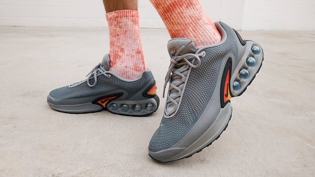Nike Air Max Dn Particle Grey Black DV3337-004 on feet