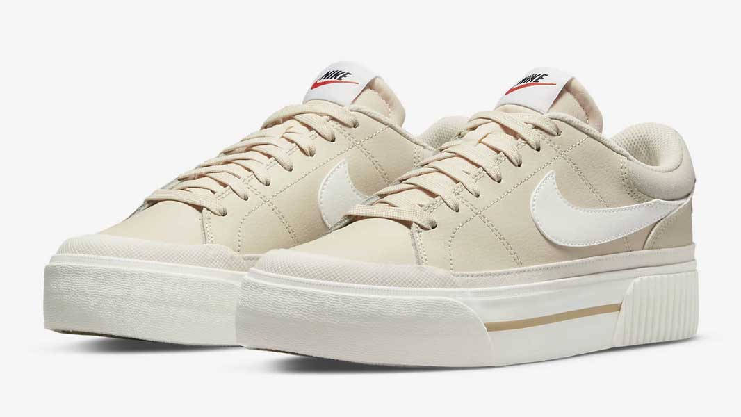 Nike Court Legacy Lift Pearl White Front
