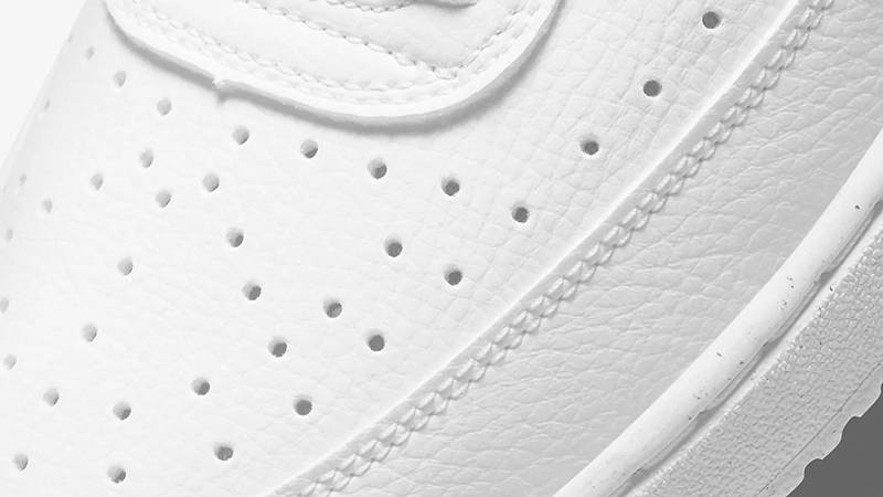 Nike Court Vision Low Next Nature Triple White DH2987-100 Detail
