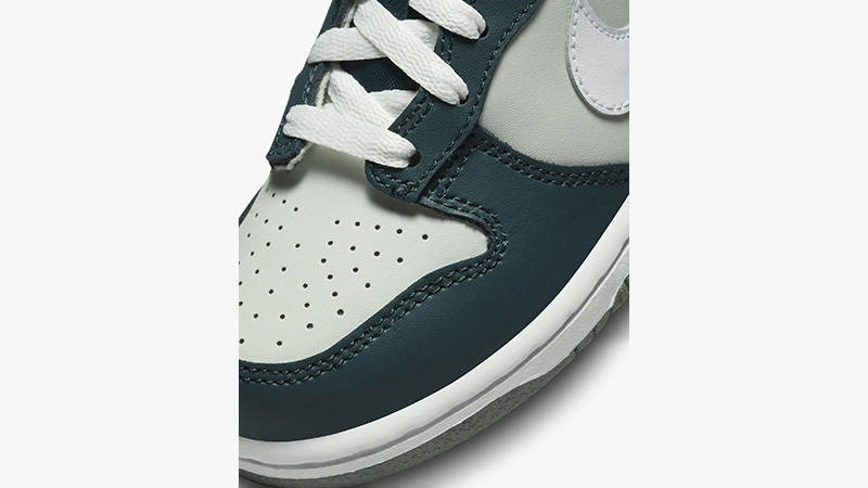 Nike Dunk Low Deep Jungle PS toe area