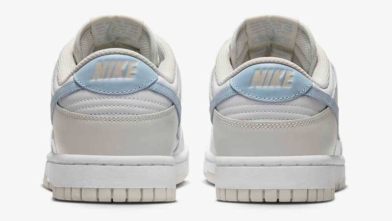 Nike Dunk Low Light Bone Armory Blue Back