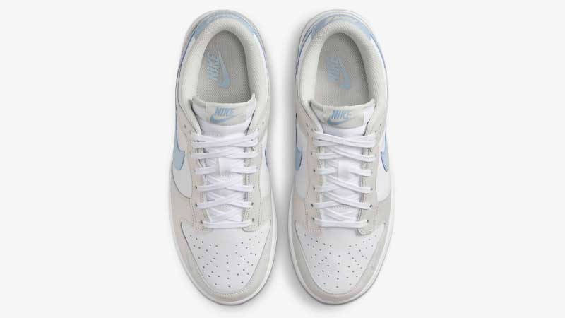 Nike Dunk Low Light Bone Armory Blue Middle