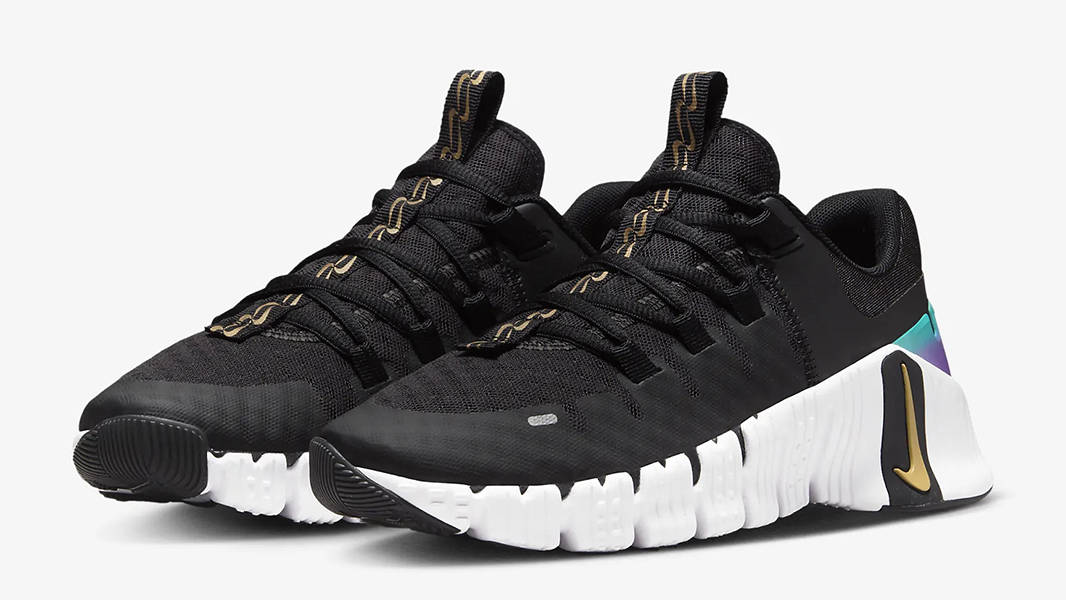 Nike Free Metcon 5 Premium Black Fireberry FB7149-001 Side