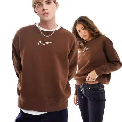 Nike Midi Swoosh sweatshirt caceo brown