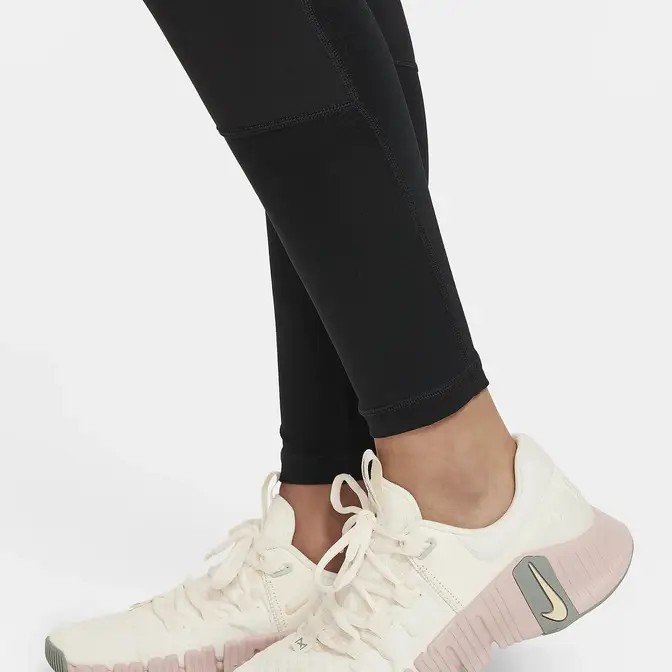 Nike Pro Dri-FIT (Girls') Leggings DA1028-010 Detail 3