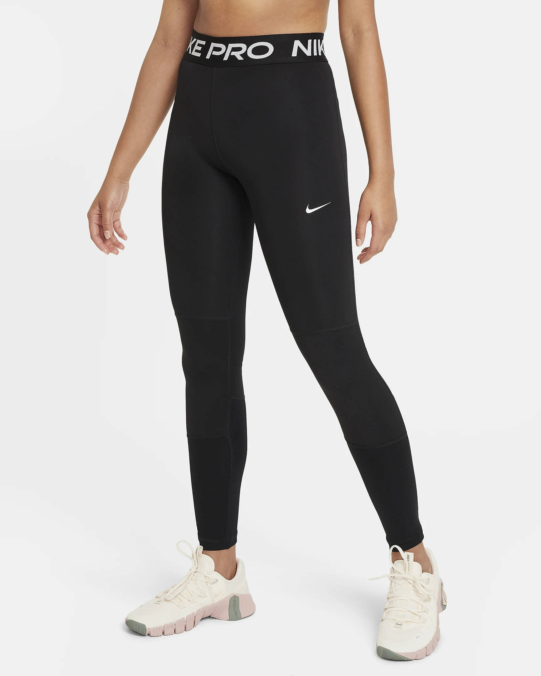 Nike Girl's Pro Dri-FIT Warm Training Tights (Black, X-Small