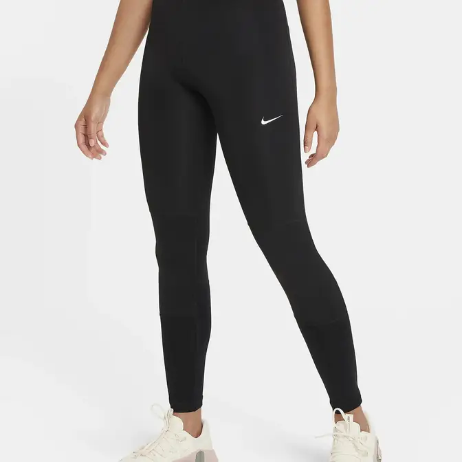 Nike Girl's Pro Dri-FIT Warm Training Tights (Black, X-Small