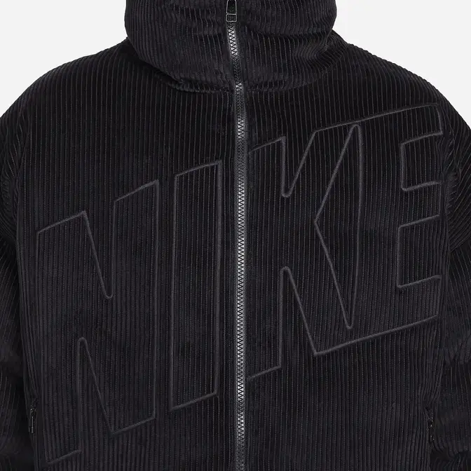Nike Sportswear Essential Therma-FIT Oversized Corduroy Puffer FB8727-010 Detail 2