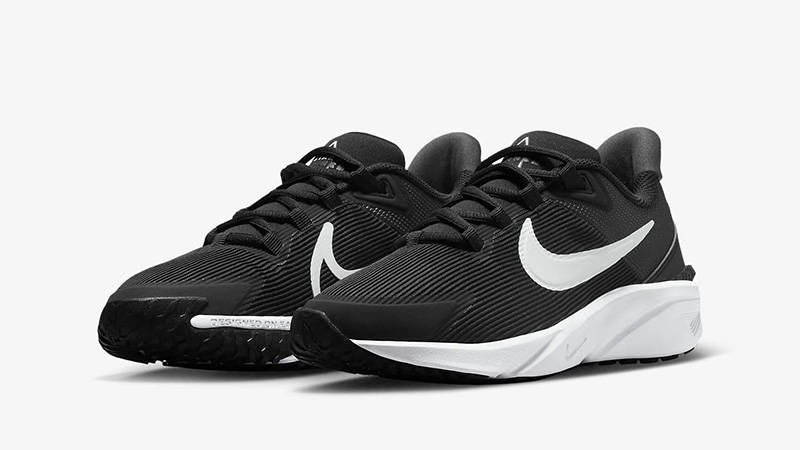 Nike Star Runner 4 GS Black White front
