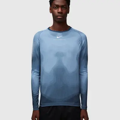 Nike X Nocta NRG Knit Long Sleeve T-shirt Cobalt Bliss Feature