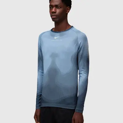 Nike X Nocta NRG Knit Long Sleeve T-shirt Cobalt Bliss Front