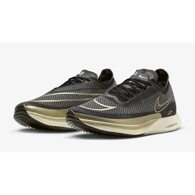 Nike ZoomX Streakfly Black Metallic Gold Where To Buy DJ6566 001 The Sole Supplier