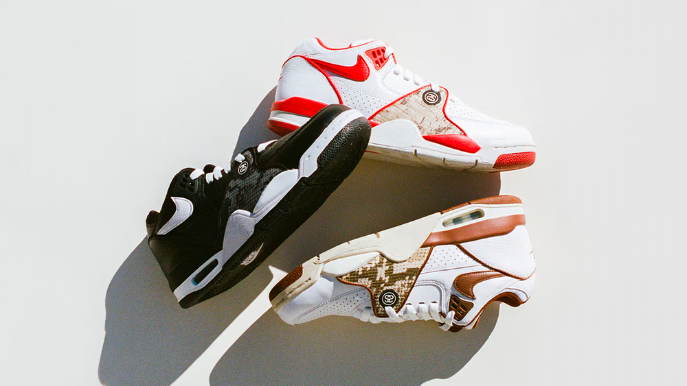 Here's An Official Look at the Stüssy x Nike Air Flight 89 Collab