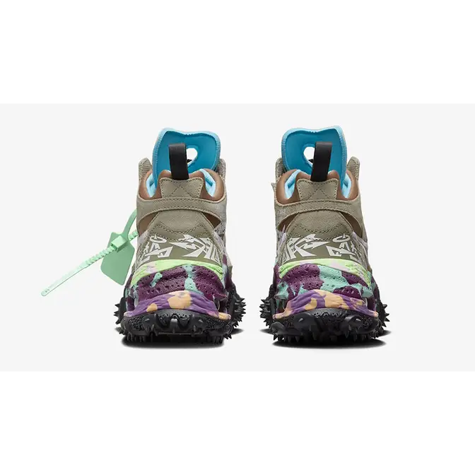 Off-White x Nike nike air max 24 griffin in teal hair Archaeo Brown back