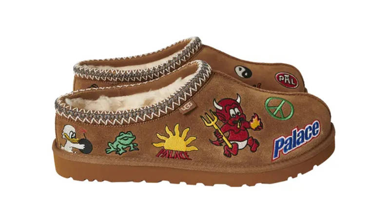 Palace x UGG Tasman Brown Side 3