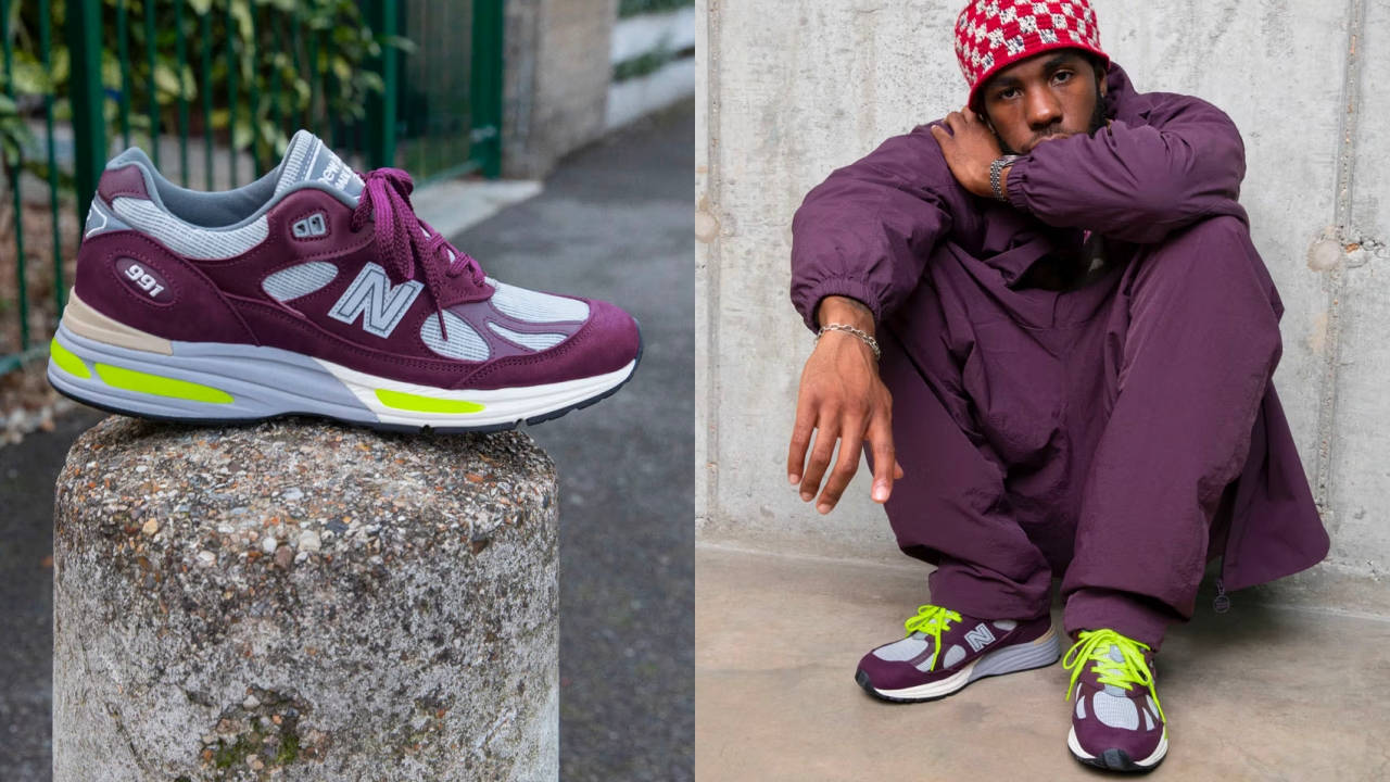 Patta x New Balance 991v2 Purple