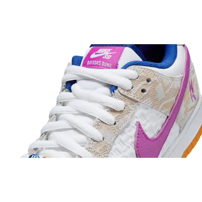 Rayssa Leal x Nike SB Dunk Low Purple FZ5251-001 Detail