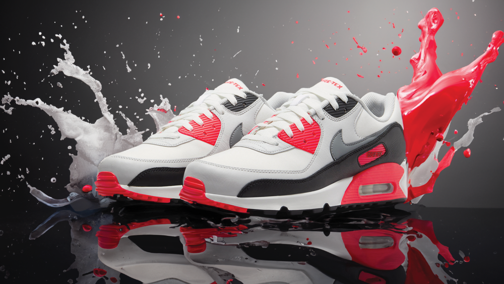 Image via The Sole Supplier The Nike Air Max 90 "Infrared" Receives a GORE-TEX Makeover