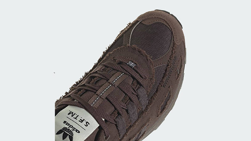SFTM x adidas Shadowturf Dark brown toe area