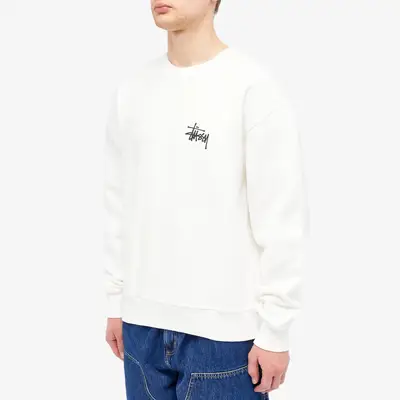 Stussy Basic Stussy Pigment Dyed Crew Natural Front