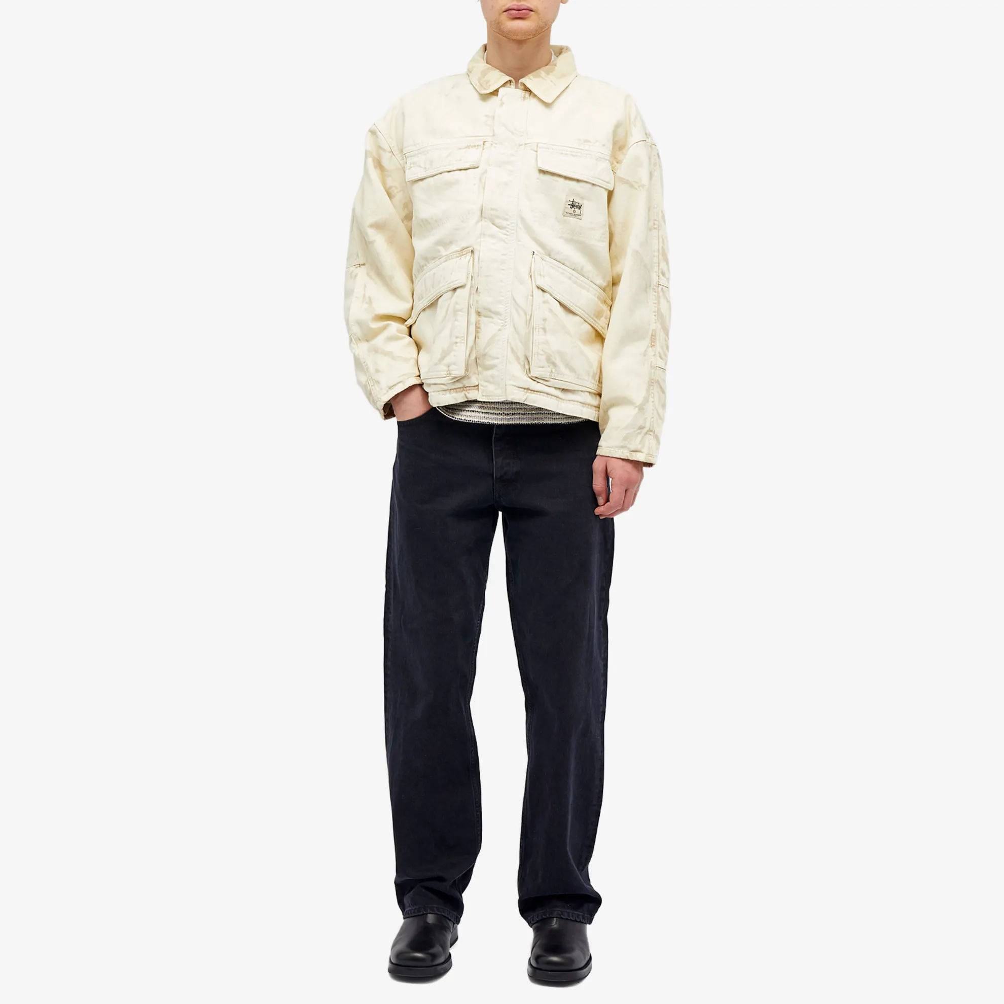 Canvas shop sale jacket stussy