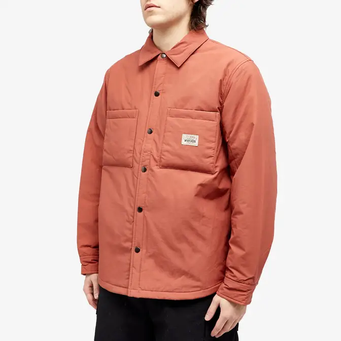Stussy Padded Tech Over Shirt Brick Front