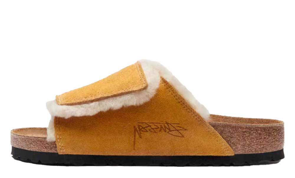 靴 STUSSY & BIRKENSTOCK SOLANA Size44 Stüssy Solana Suede Leather Green | BIRKENSTOCK