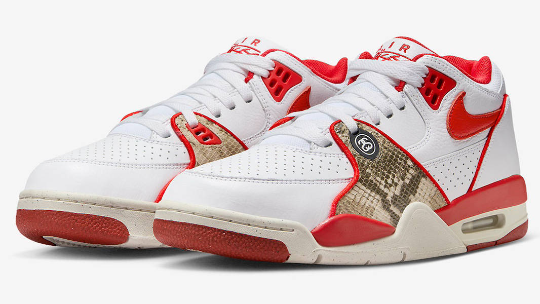 Stüssy x Nike Air Flight 89 White Red | Where To Buy | FD6475-101