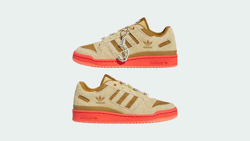 The Grinch x adidas Forum Low Oat Bronze side