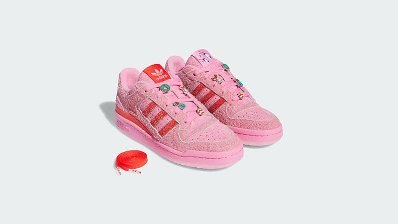 The Grinch x adidas Forum Low Pink front main