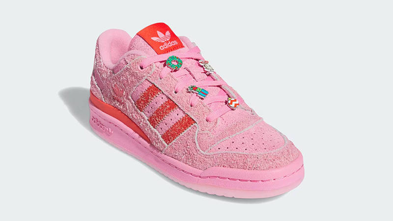 The Grinch x adidas Forum Low Pink front