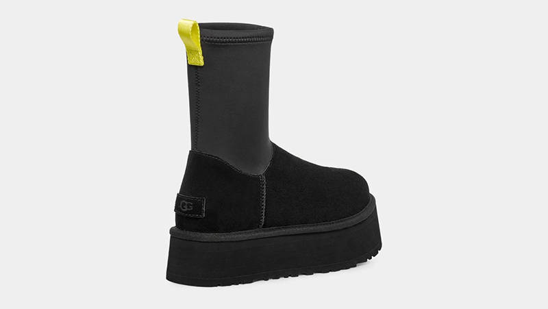 UGG Classic Dipper Boot Black 1144031-BLK Back