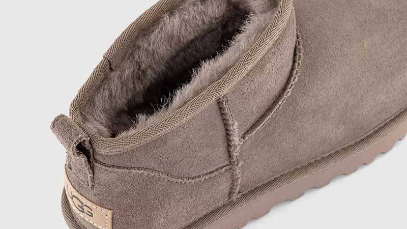 UGG Classic Ultra Mini Boots Caribou Closeup