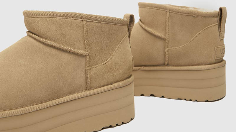 UGG Classic Ultra Mini Platform Sawdust 1135092-SWD Detail