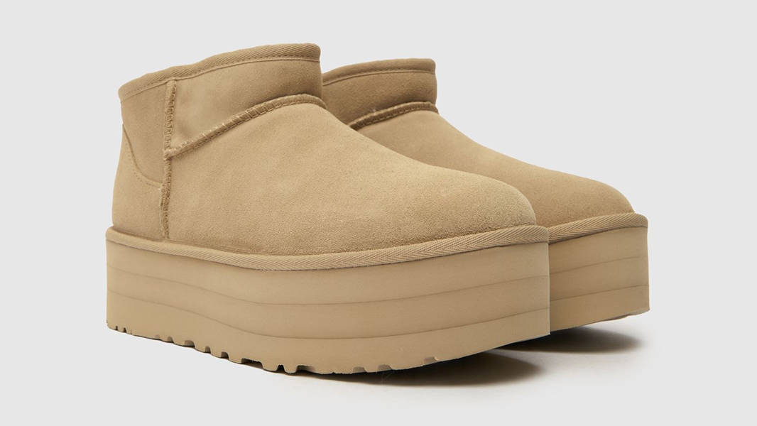 UGG Classic Ultra Mini Platform Sawdust 1135092-SWD Side