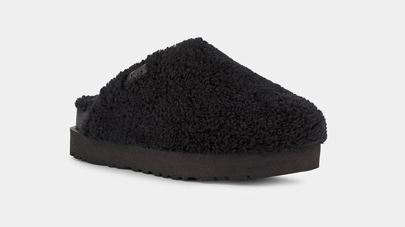 UGG Fuzz Sugar Slide Black front