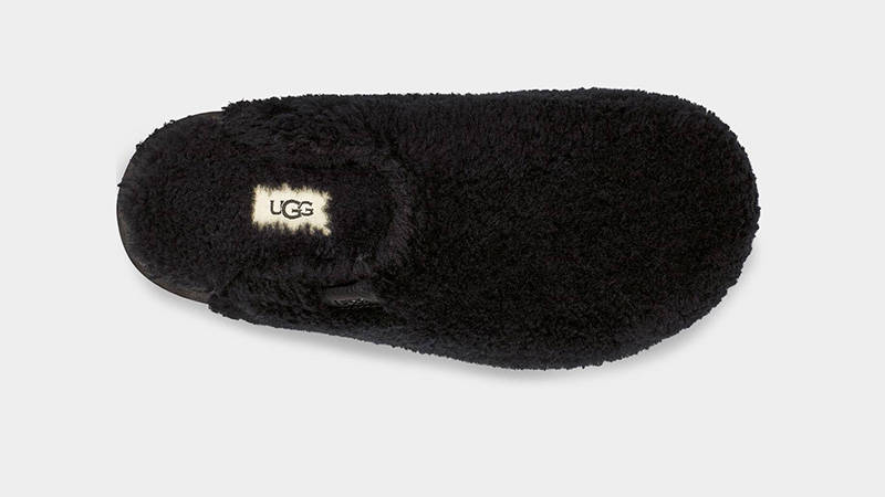 UGG Fuzz Sugar Slide Black middle
