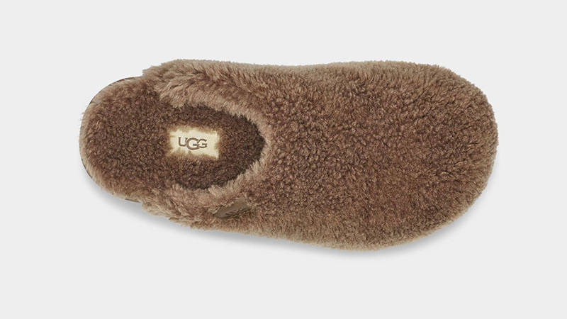 UGG Fuzz Sugar Slide Hickory middle